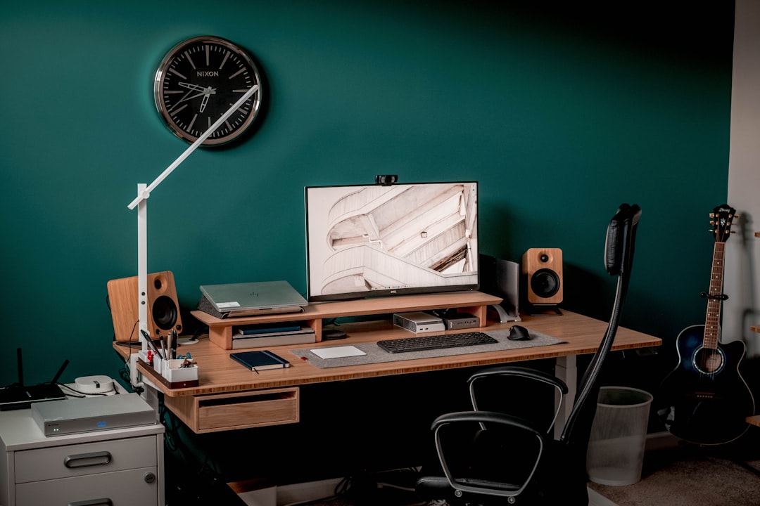 Photo Modern desk